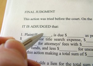 final judgment construction attorney