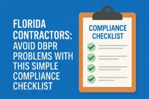 DBPR CHECKLIST