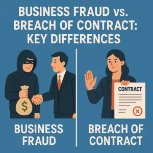 Business Fraud v Brach of Contract