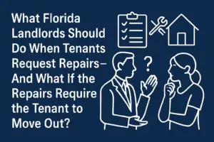 What Florida Landlords Should Do When Tenants Request Repairs — And What If the Repairs Require the Tenant to Move Out?