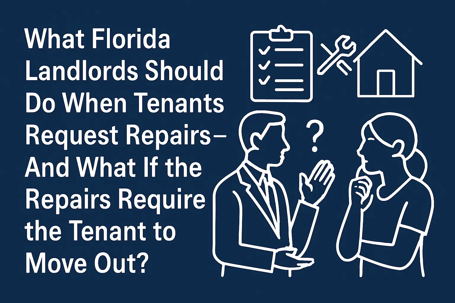 What Florida Landlords Should Do When Tenants Request Repairs — And What If the Repairs Require the Tenant to Move Out?