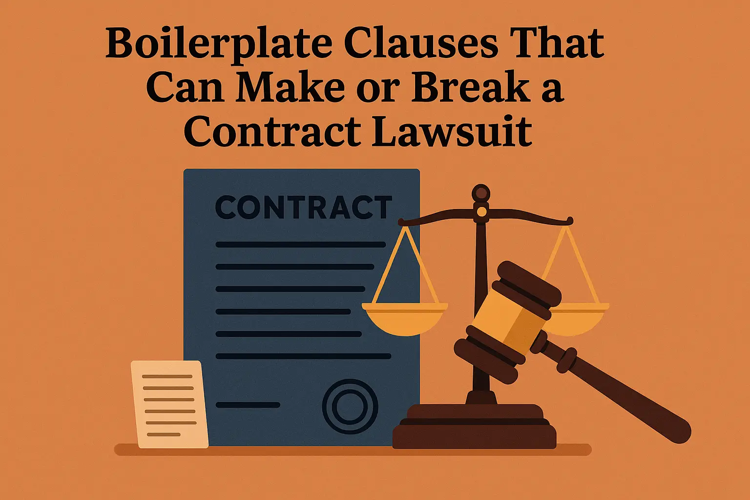 Boilerplate Clauses That Can Make or Break a Contract Lawsuit