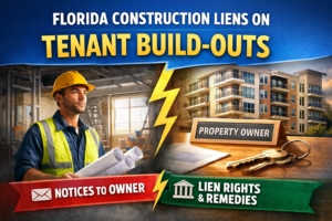 Tenant Build out Lien Rights